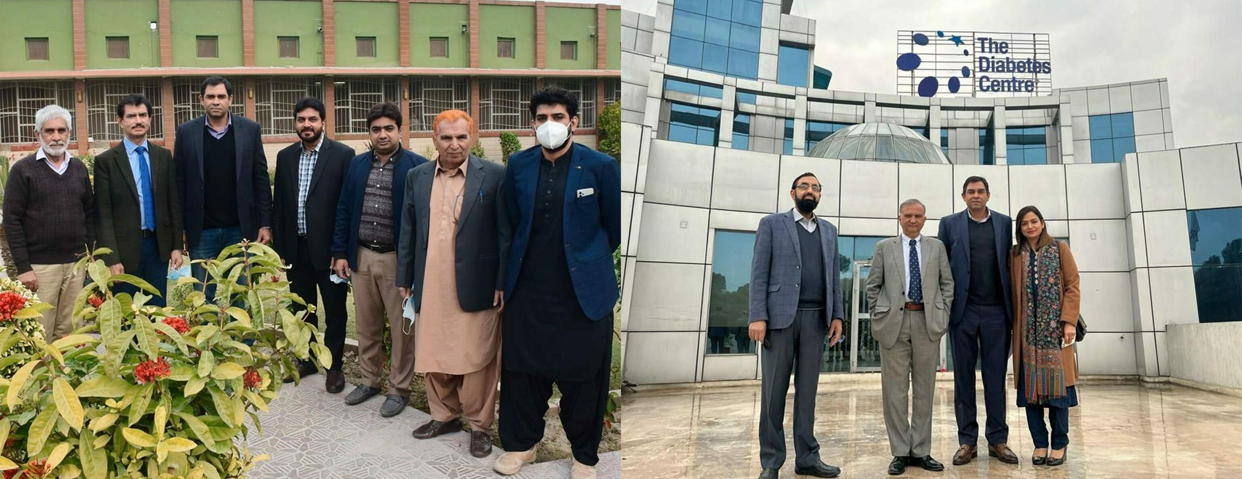 Ophthalytics team with The Diabetes Centre partners in Pakistan
